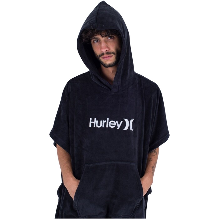 2024 Hurley One & Only Toalla Con Capucha AR8848 - Black